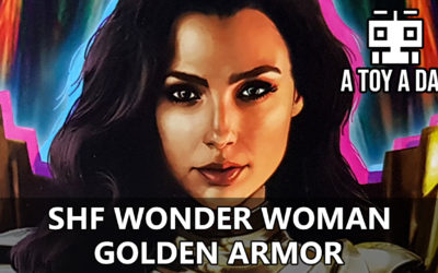 SHF Wonder Woman Golden Armor Unboxing